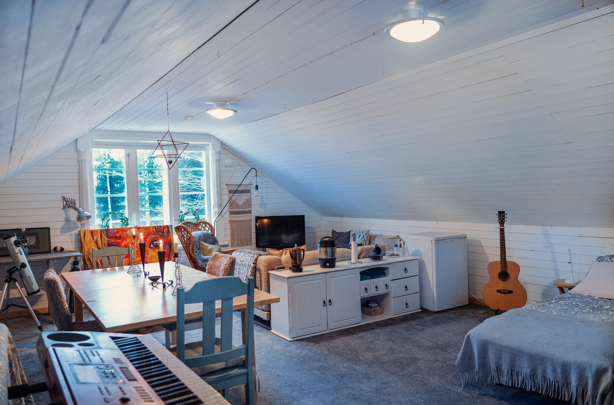 Loft House — living space
